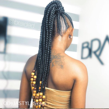 Braid Hairstyles With Weave 2020 : Creative Styles to Inspire You »  OD9JASTYLES