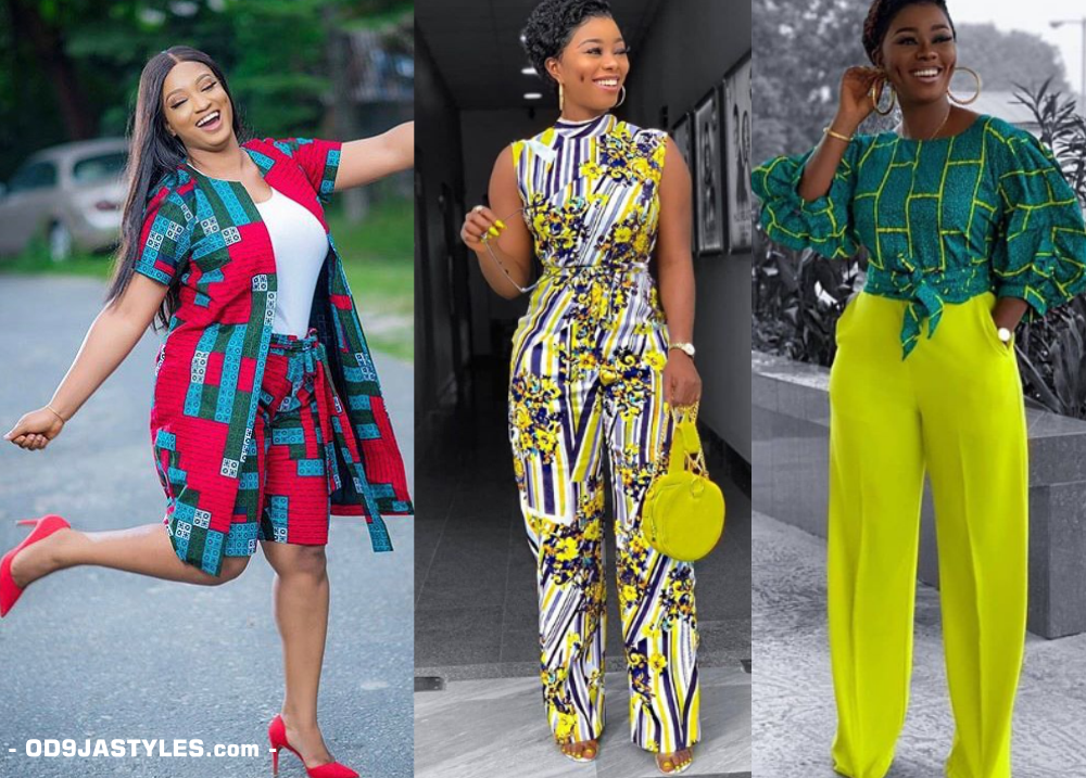 ankara trouser and top styles