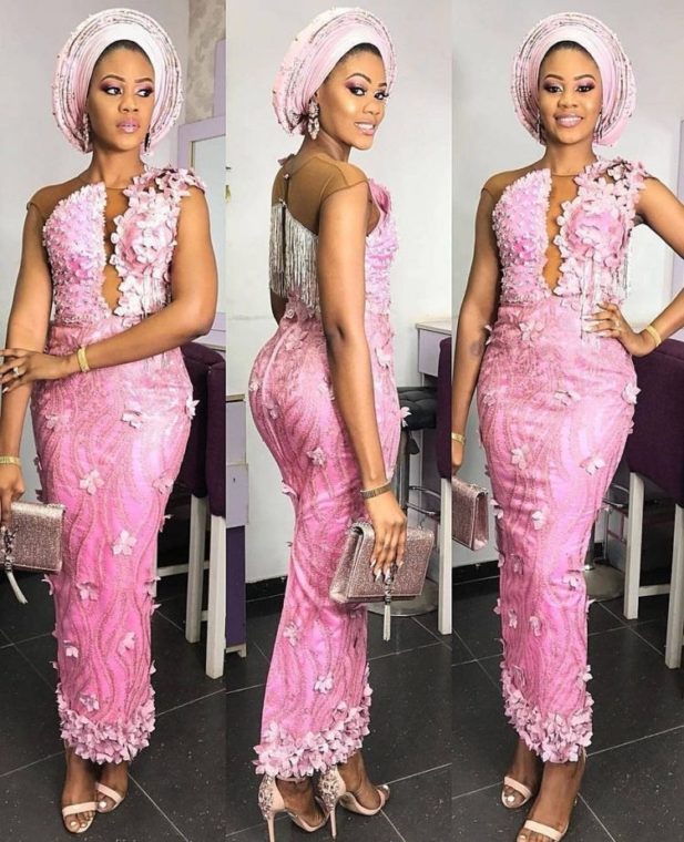 Latest Asoebi styles - 2020 Aso Ebi Lace Styles