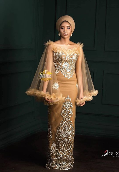 Latest Asoebi styles - 2020 Aso Ebi Lace Styles