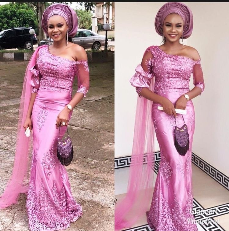 Latest Asoebi styles - 2020 Aso Ebi Lace Styles