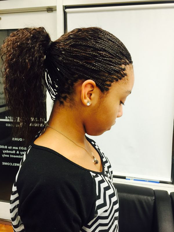 Different small cornrow braid styles to try 2