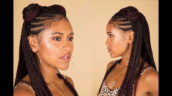 Braiding cornrows hairstyles for kids 1