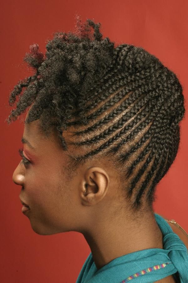 Pictures of side cornrows for natural hair 2