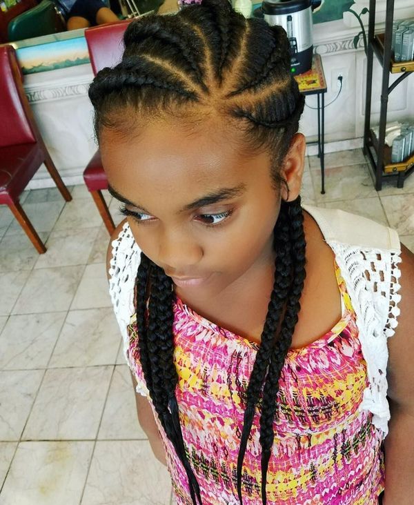 Braiding cornrows hairstyles for kids 3