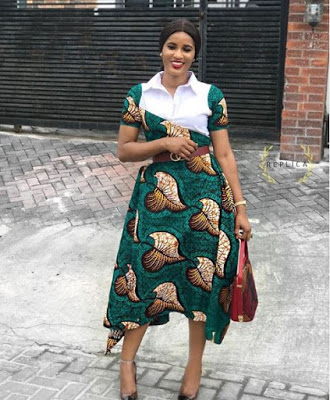 Ankara Long Flare Gown Styles for 
