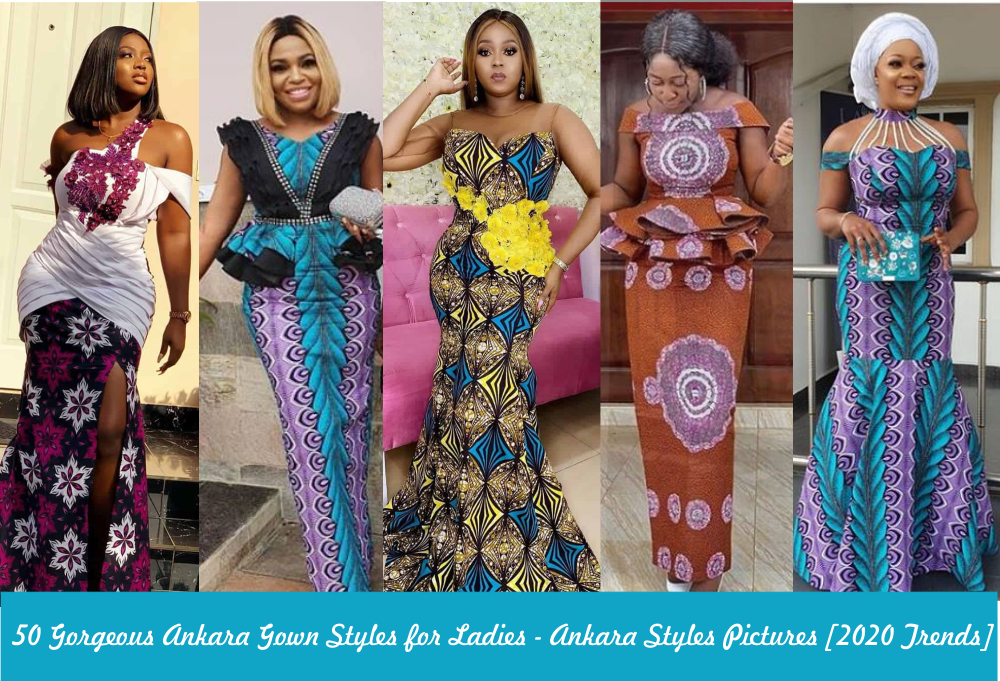 ladies ankara gown styles