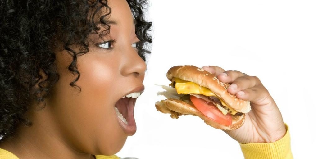 black-woman-eating-unhealthy