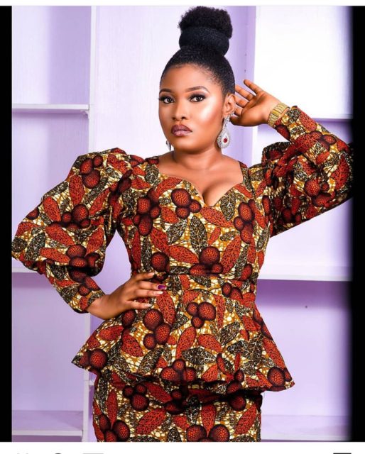 ankara fashion gown