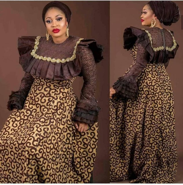 ankara fashion gown