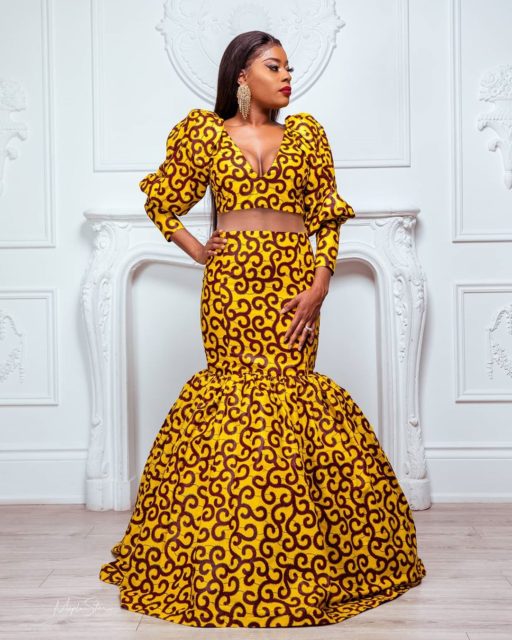 ankara fashion gown