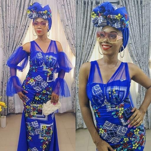 ankara fashion gown