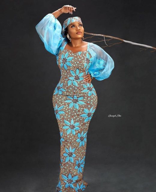 ankara fashion gown