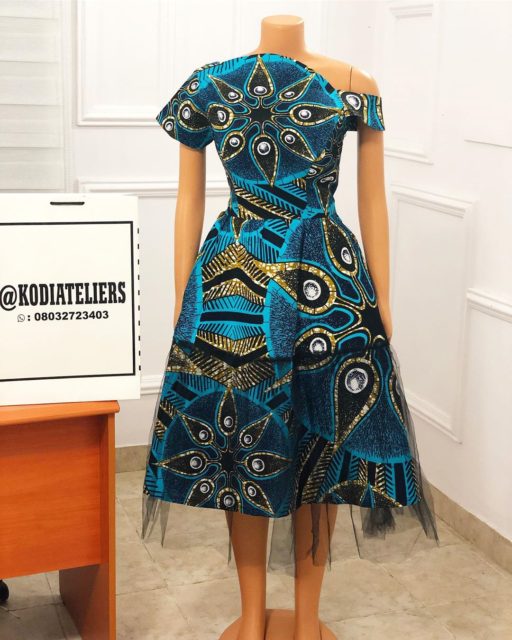 ankara fashion gown