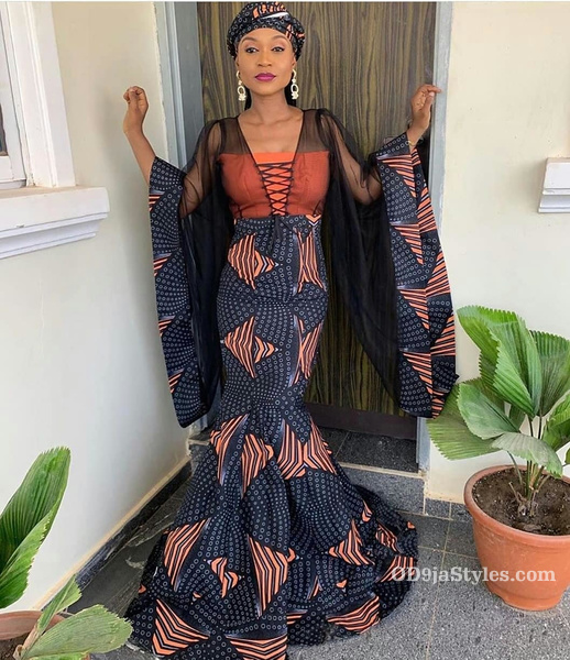 long gown ankara styles pictures