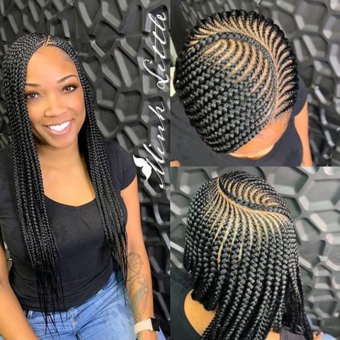 2019 Ghana Weaving Hairstyles Beautiful African Braids Hair Ideas