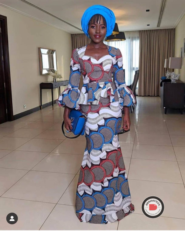 Ankara Skirt and Blouse