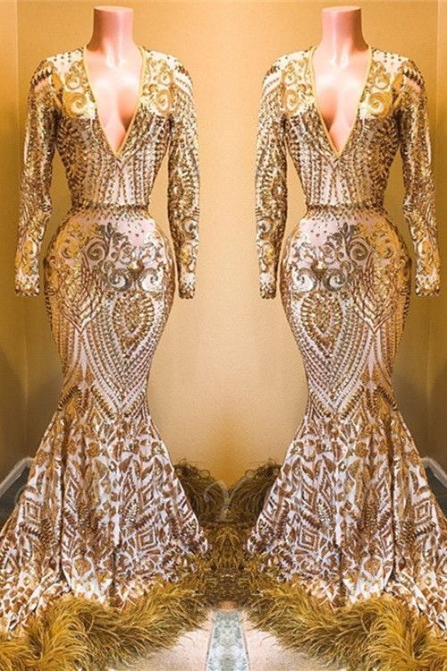 Gold Lace AsoEbi Dresses