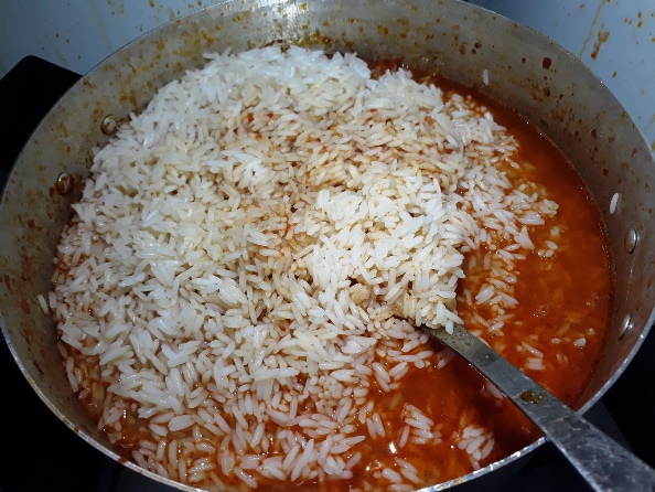 rice cooking