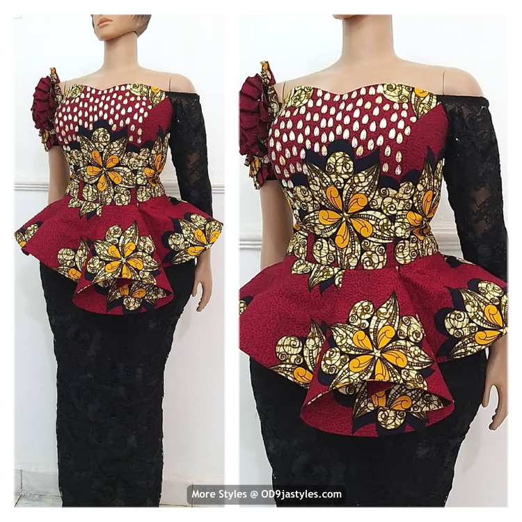 Ankara Skirt And Blouse Styles for Wedding