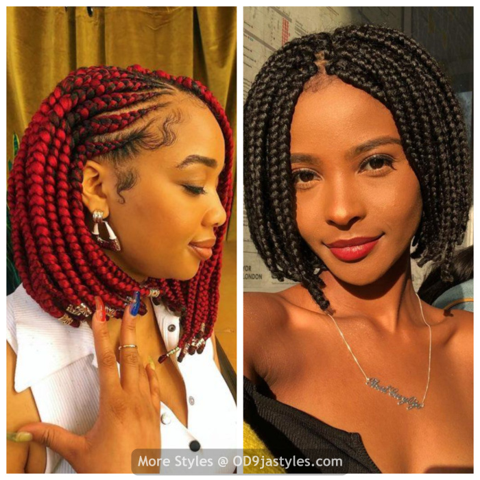 12 Braided Bob Styles To Make You Look Beautiful This Weekend » OD9JASTYLES
