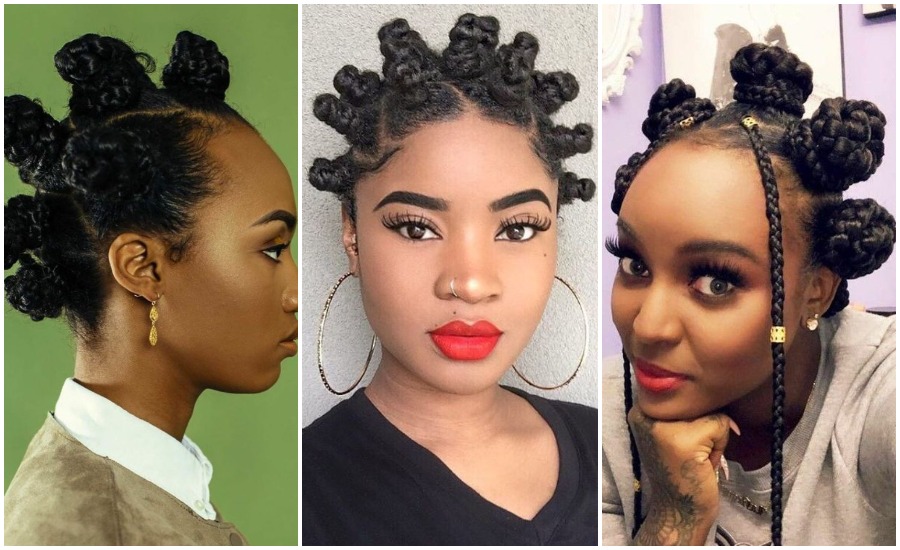 100 Photos - Exclusive Bantu Knots Hairstyles For Black Women | OD9JASTYLES