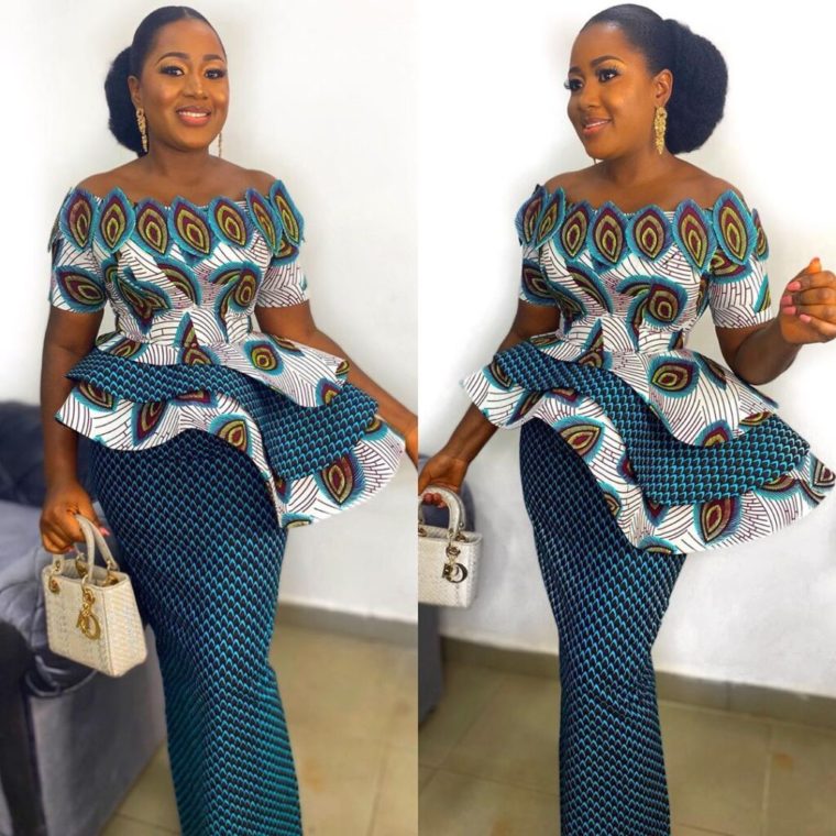 Chic and Stylish Ankara Skirt And Blouse Styles