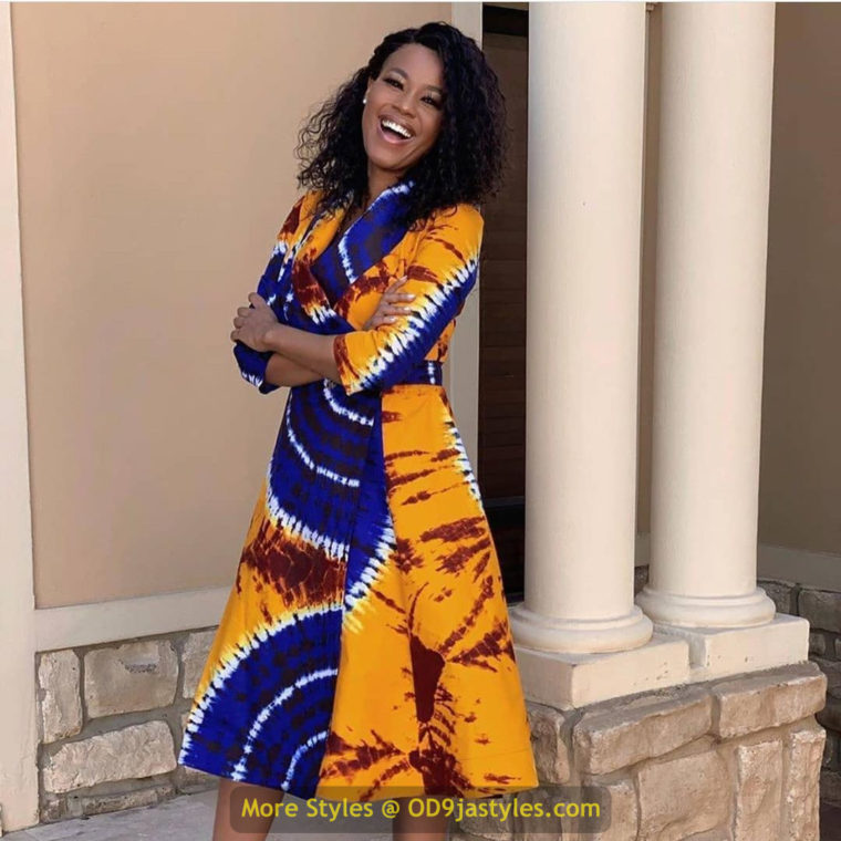 Short Ankara Gown Styles
