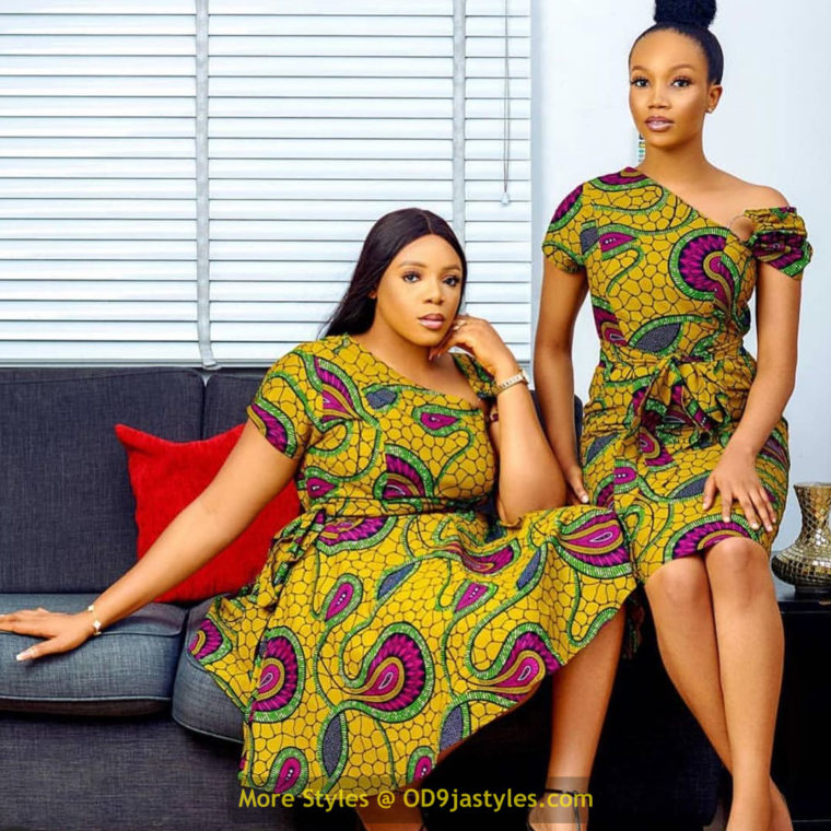 Short Ankara Gown Styles