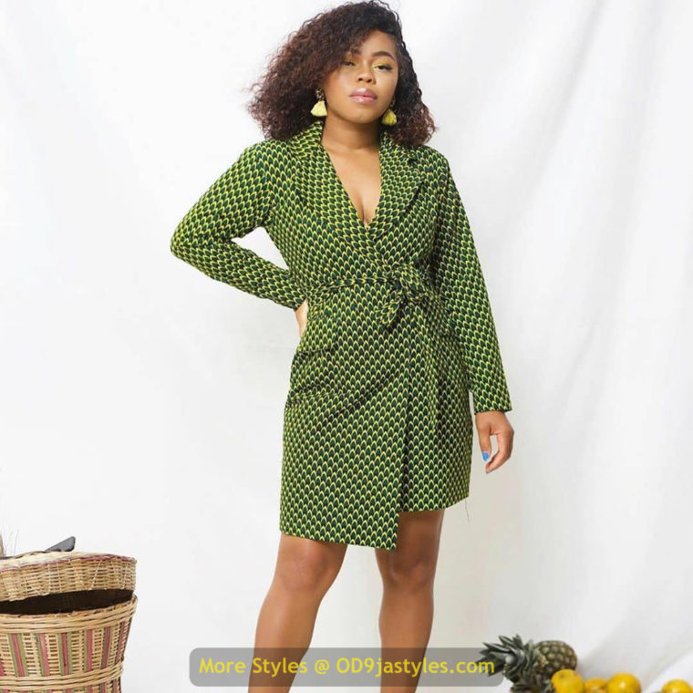 Short Ankara Gown Styles