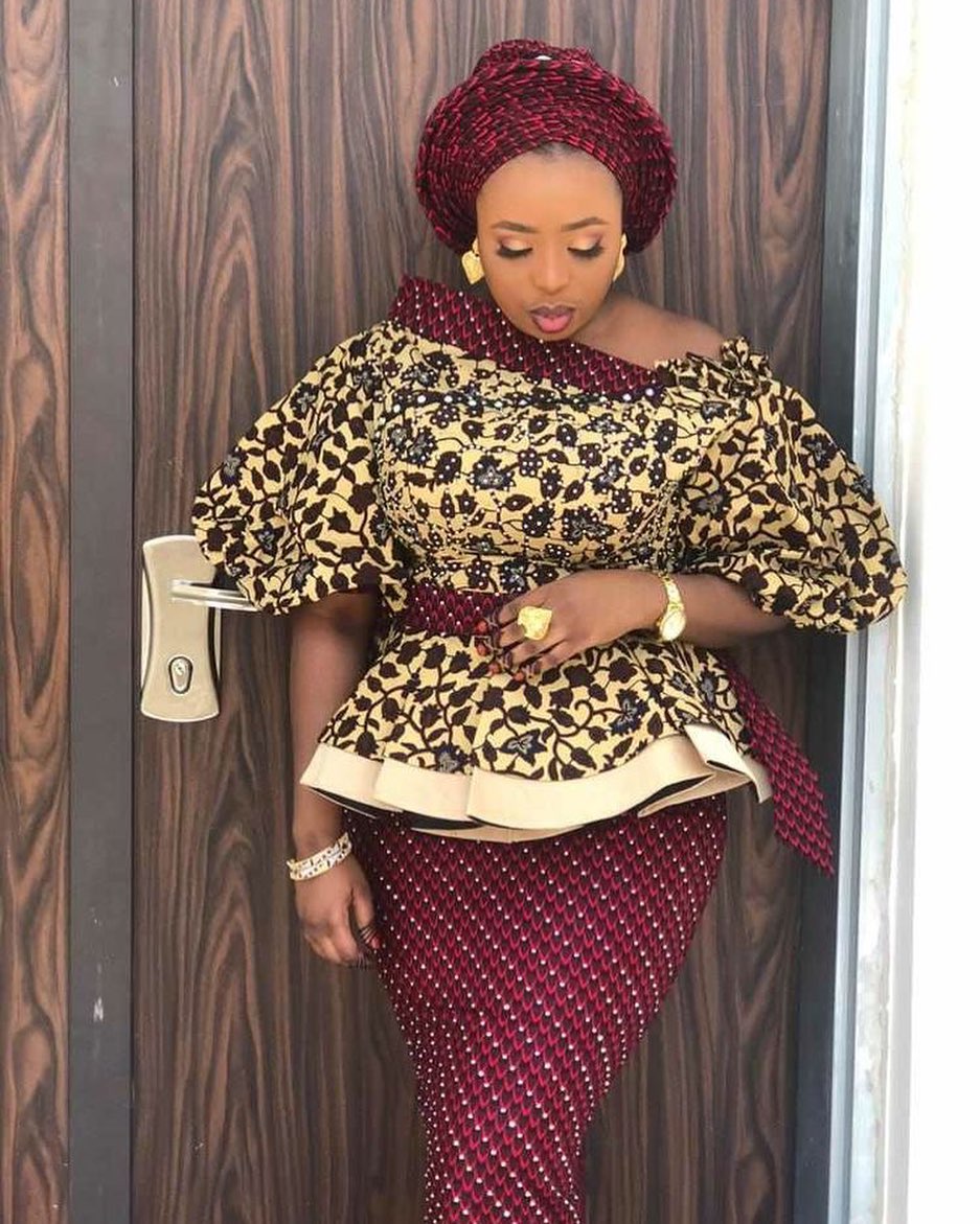 beaded ankara styles