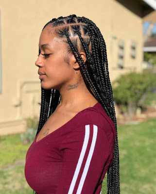 black braided hairstyles