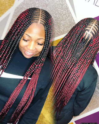 black braided hairstyles