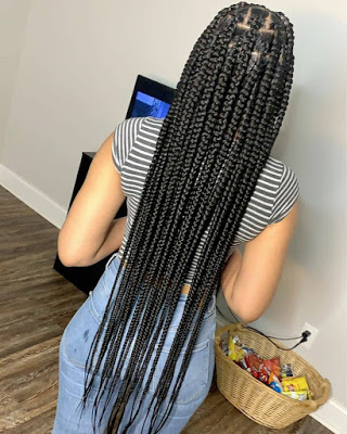 black braided hairstyles