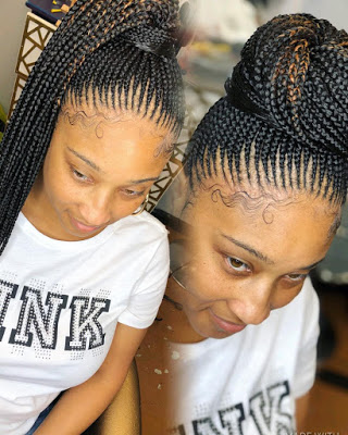 black braided hairstyles