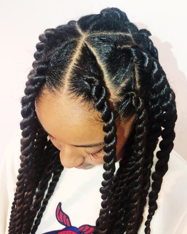 Latest African Braids Styles