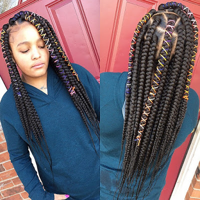 Natural Braids Hairstyles