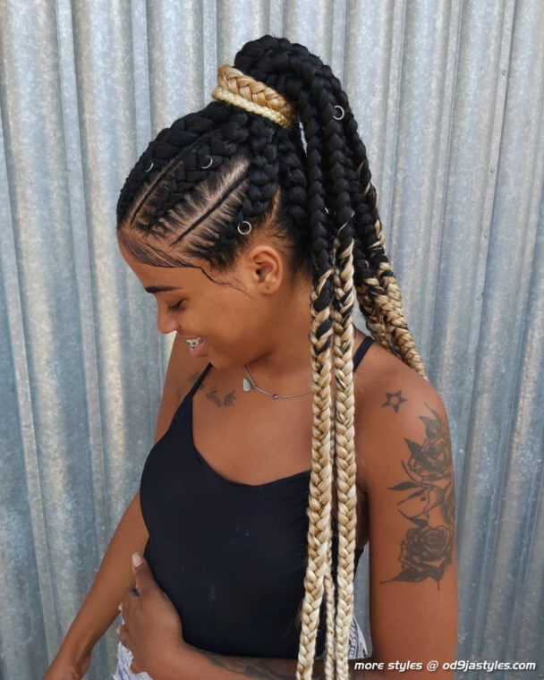 Hottest Ghana Braids Hairstyle Ideas For Women To Try Now | OD9JASTYLES