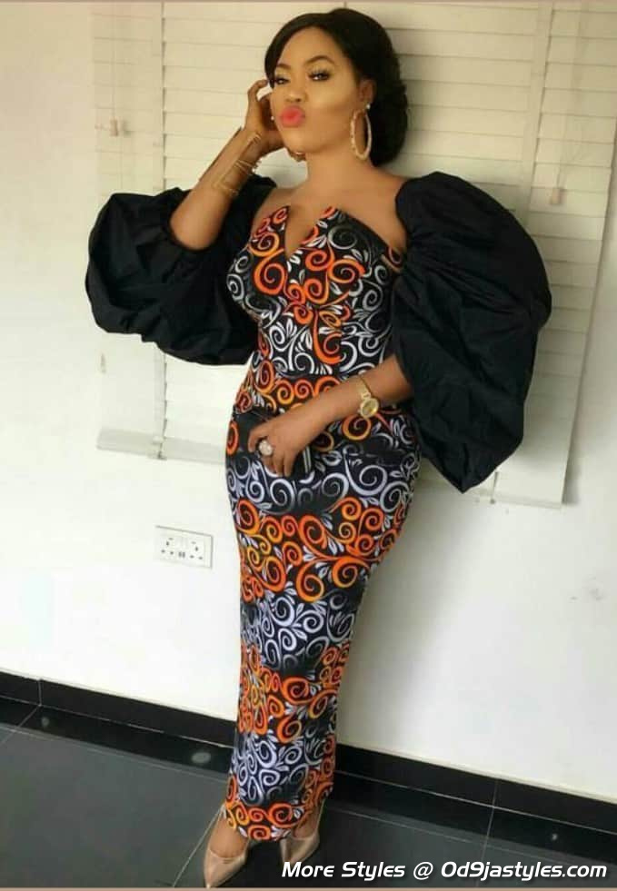 Long Gowns In Ankara For Weddings, Churches, And Engagements | OD9JASTYLES