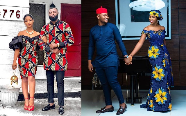 10 PICTURES: Ankara Styles For Couples And Pre-Wedding Photoshoots