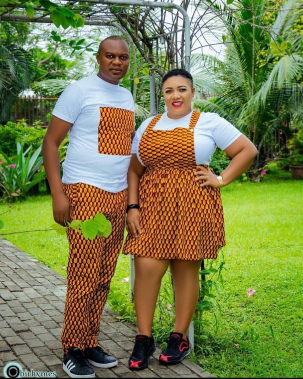 10 PICTURES: Ankara Styles For Couples And Pre-Wedding Photoshoots