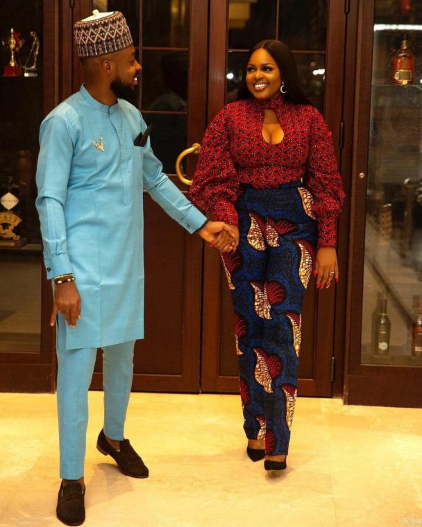 10 PICTURES: Ankara Styles For Couples And Pre-Wedding Photoshoots