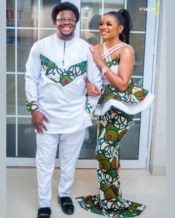 10 PICTURES: Ankara Styles For Couples And Pre-Wedding Photoshoots