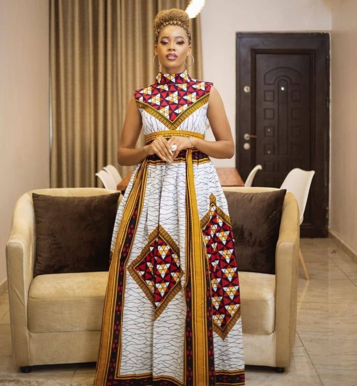 20+ Latest Ankara Straight Long Gown Styles: Ankara Long Dresses 2021