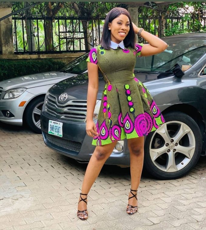 20 Pictures: Short Ankara Dresses for Weddings - Beautiful Ankara Styles 2021