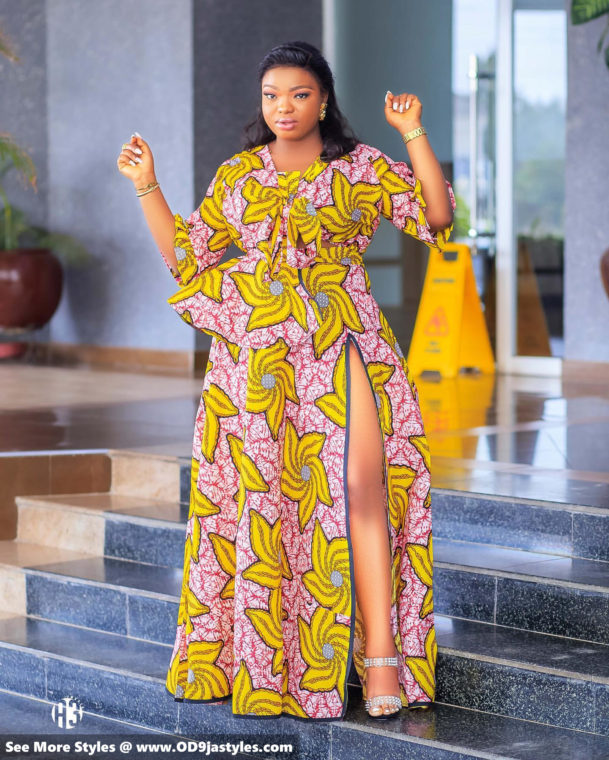 2021 Ankara Long Gown Styles: Classy African Fashion Styles 2021