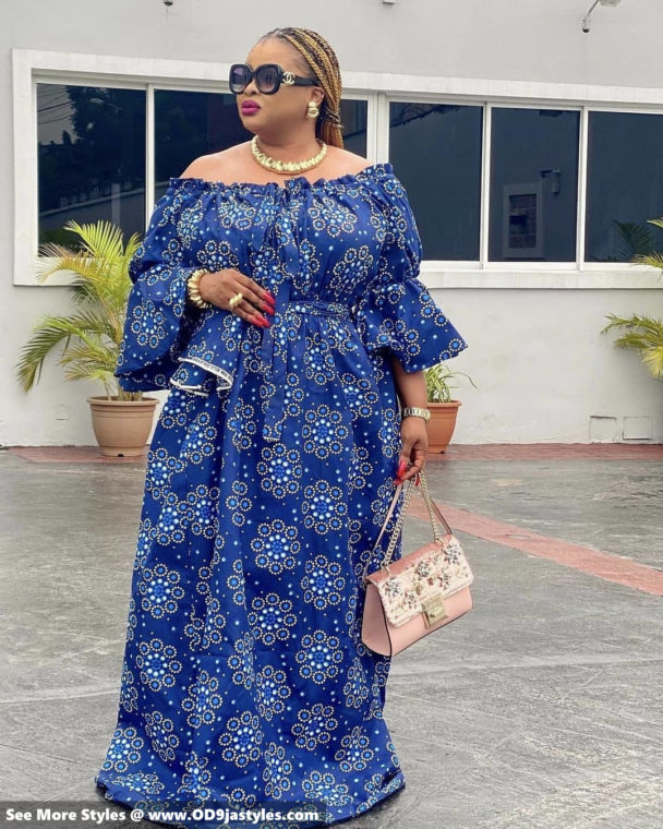 2021 Ankara Long Gown Styles: Classy African Fashion Styles 2021