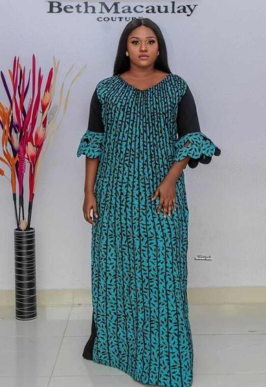 30 Latest Ankara Kaftan Styles for Ladies 2021-2022 - Claraito's Blog