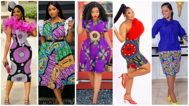 30 Pictures: Best Short Ankara Dresses For Weddings | OD9JASTYLES