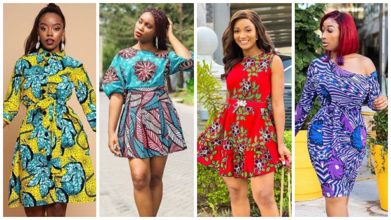 Short Gown Ankara Native Styles For ...